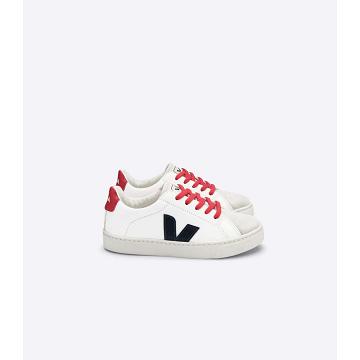 Veja ESPLAR LACES CHROMEFREE Cipő Gyerek White/Red | HU 734UZG